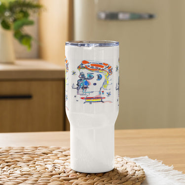 KW Gallery Brushstroke Travel Mug 36 - Winter Sunshine Marketplace